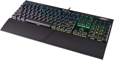 Ігрова механічна клавіатура Corsair K70 MAX RGB з клавішами MX Brown, PBT Double-Shot, QWERTY NA, RGB LED, сталевий колір