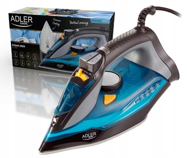 Парова праска Adler 5032 3000 Вт: 5 функцій, автовимкнення, керамічна підошва