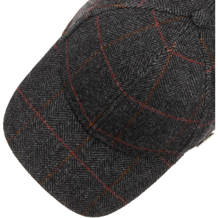 Кепка Stetson Kinty Wool з мікрофлісом та клапаном для вух, чоловіча, з бавовни, сіра, розмір L