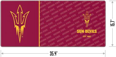 Килимок для миші та підкладка на стіл YouTheFan NCAA Logo Series (Arizona State Sun Devils)