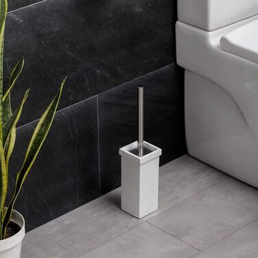 TATAY Klobürste: Елегантна щітка для туалету з кераміки | Тримач для щітки | Колекція Saigon | Бежевий