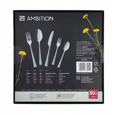Набір столових приборів Ambition Siena, 30 предметів