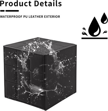 Скляна коробка для серветок прямокутна, чорна в клітинку, для ванної, тумбочки, авто, офісу