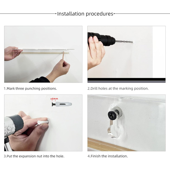 Тримачі для вина KOLYMAX (2 шт.) - настінні, акрилові, для винних пляшок