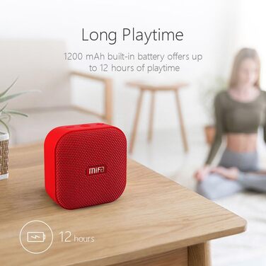 Портативна Bluetooth колонка MIFA A1 Mini: Водонепроникна (IP56), TWS, 15 годин, Чорний