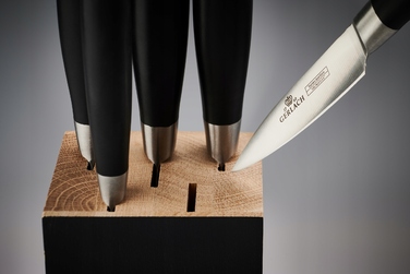 Набір ножів у підставці Gerlach Deco Black, 5 предметів