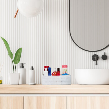 Relaxdays Storage Basket with Compartments