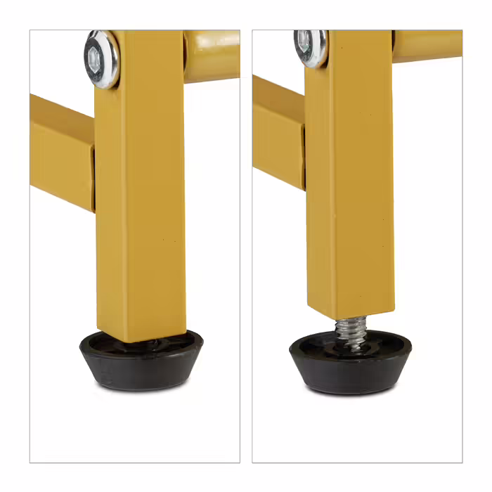 Relaxdays Gold Metal Shoe Rack