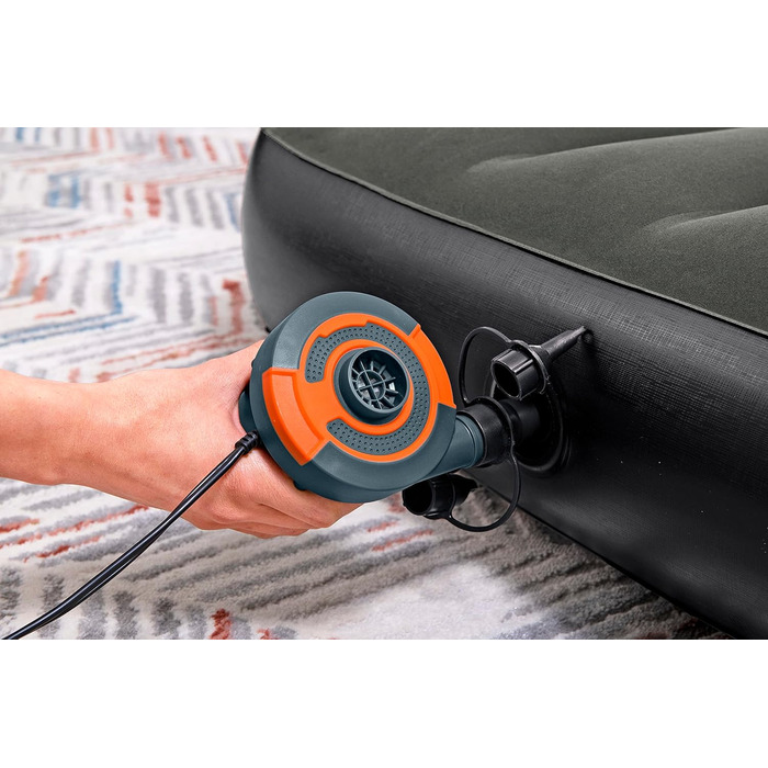 Надувний матрац Bestway Tritech Twin Grau 188x99x25 см - двоспальний, сірий