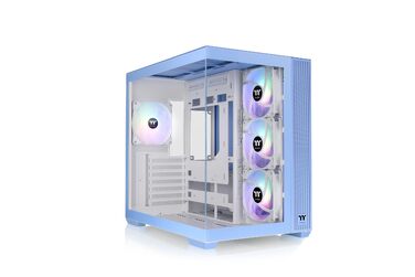 Корпус для ПК Thermaltake View 380 TG ARGB Mid Tower, 25 Years Hydrangea Blue Limited Edition, блакитний