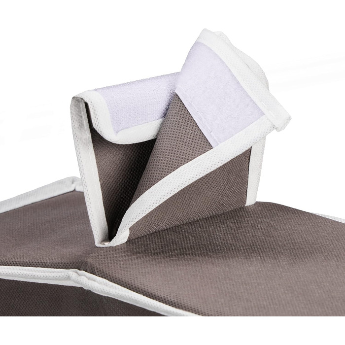 Органайзер для одягу Relaxdays з 7 відділеннями та 2 шухлядами, сірий, 106 x 16,5 x 31 см