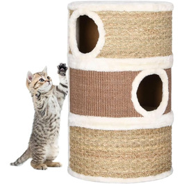 Котяча кігтеточка з моревої трави 60 см - кігтешкребок, кігтебаза, кігтетур для котів