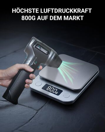 VANTRUE POWER Електричний повітряний пилосос-800G, бездротовий, акумуляторний, для чищення клавіатури, автомобіля, дому