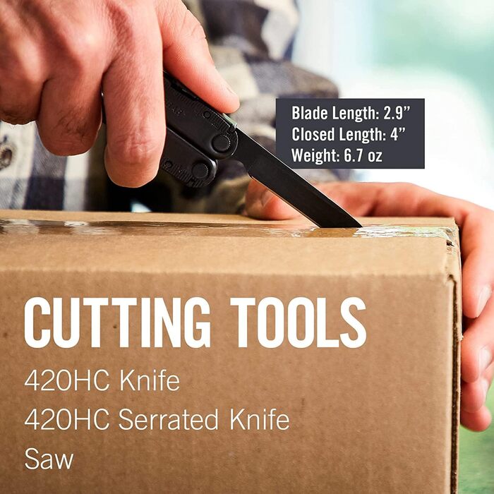 Мультитул Leatherman Rebar, 17 інструментів, чорний, з чохлом MOLLE, для дому та кемпінгу, нержавіюча сталь