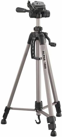 Штатив Cullmann Alpha 2800: висота 184 см, вантажопідйомність 2.5 кг, срібний, з 3-х рівневим голковим кріпленням