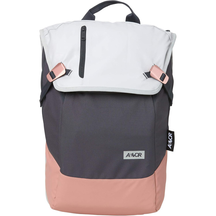 AEVOR Daypack – водонепроникний рюкзак 18 л з відділенням для ноутбука 15'', дихаюча спинка, багато кишень, колір рожевий