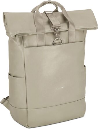 Рюкзак Expatrié Adele: елегантний ролтоп для жінок - універсальний, для роботи, на велосипеді, з відділенням для ноутбука (світло-зелений)