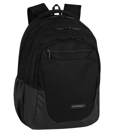 Великий місткий підлітковий шкільний рюкзак Soul Black CoolPack, чорний