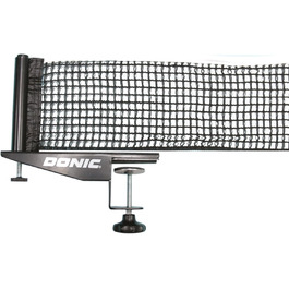 Donic Schildkröt Rallye Table Tennis Net - Durable Competition Set with Adjustable Cotton Net & Stable Clamp (Max. 5.0cm Plate Thickness)
