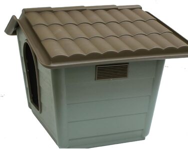 Кіяниця для собак CROCI VILLA з перероблених матеріалів, знімний дах, 60 x 50 x 41 см