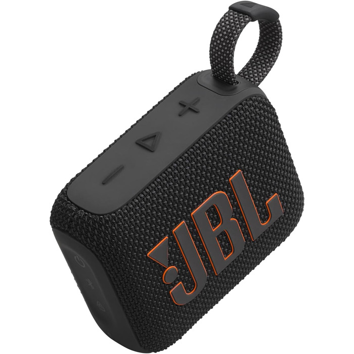 JBL Go 4 Black – Портативна Bluetooth колонка з глибоким басом, захистом від води та пилу, до 7 годин роботи