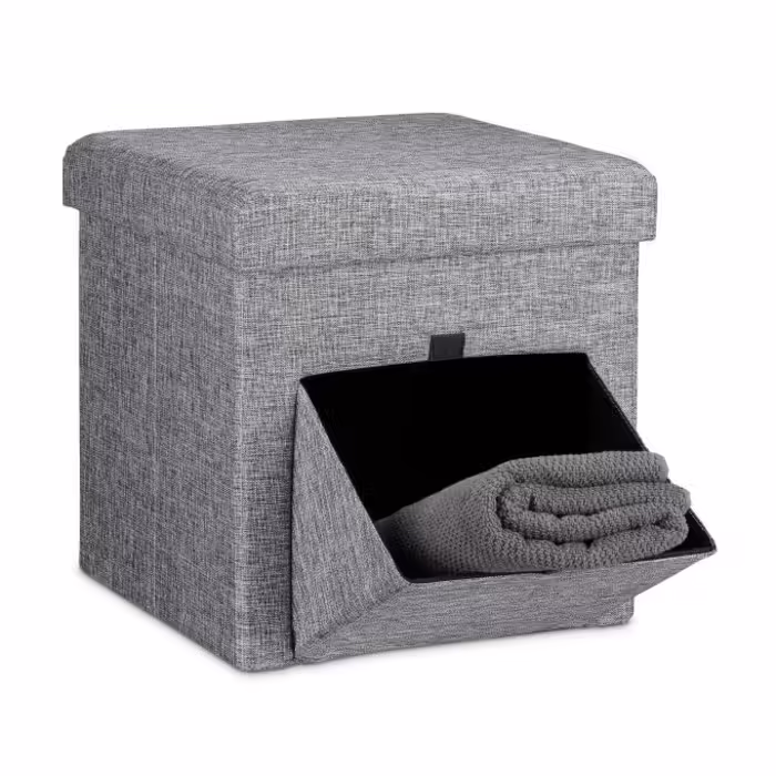 Relaxdays Folding Storage Ottoman