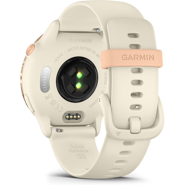 Розумний годинник Garmin vívoactive 6 42mm: AMOLED, 80+ спортивні програми, 11 днів роботи від акумулятора, Garmin Pay
