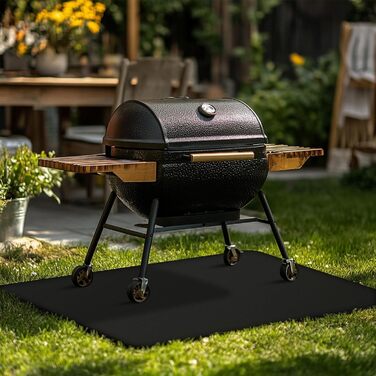 Килимок від вогню 100x150 см, захист від нагріву, антипригарний, для грилю, барбекю (газового/вугільного)