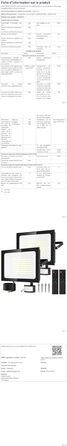 Viugreum 2Pack 150W LED Flood Lights Outdoor with Motion Sensor, 15000LM Outdoor Light, Cold White Spotlight with Remote Control, Floodlight Outdoor Spotlight, IP67 Waterproof, Floodlight with 2 Screws for Garden