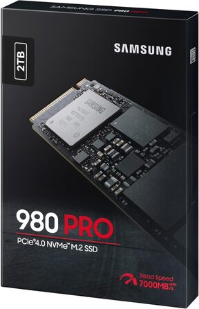 SSD Samsung 980 PRO 2TB NVMe M.2 PCIe 4.0 - Внутрішній SSD для геймінгу та редагування відео