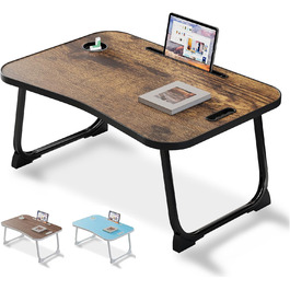 Зручний столик-підставка для ноутбука та їжі в ліжко/на диван (жовтий)