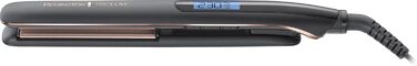 Випрямляч для волосся Remington Proluxe S9150B: широкі керамічні пластини, технологія OPTIheat, цифровий дисплей