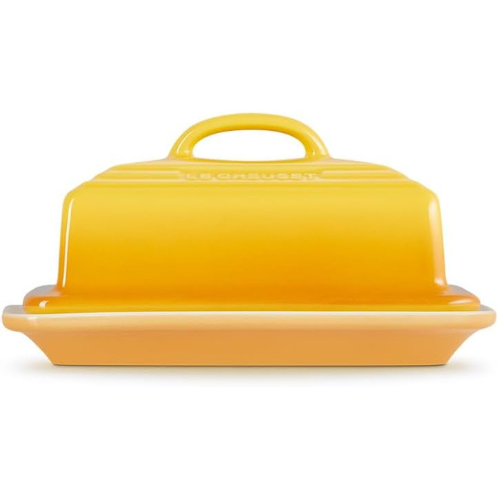 Le Creuset Stoneware Butter Dish, 900 g, 17 x 12.5 x 9 cm, Nectar, 70837176720000
