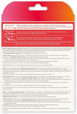 Напівобруч для собак Beaphar Gentle Leader, розмір S, червоний