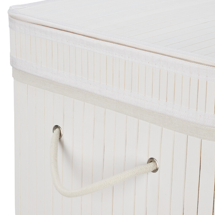Relaxdays Folding Laundry Basket Bamboo