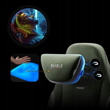 Ігрове крісло Diablo Chairs X.EYE PRIME, тканина