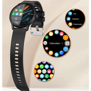 Смарт-годинник Smart-Trend, рожевий, гумовий ремінець, сенсорний екран, водонепроникний