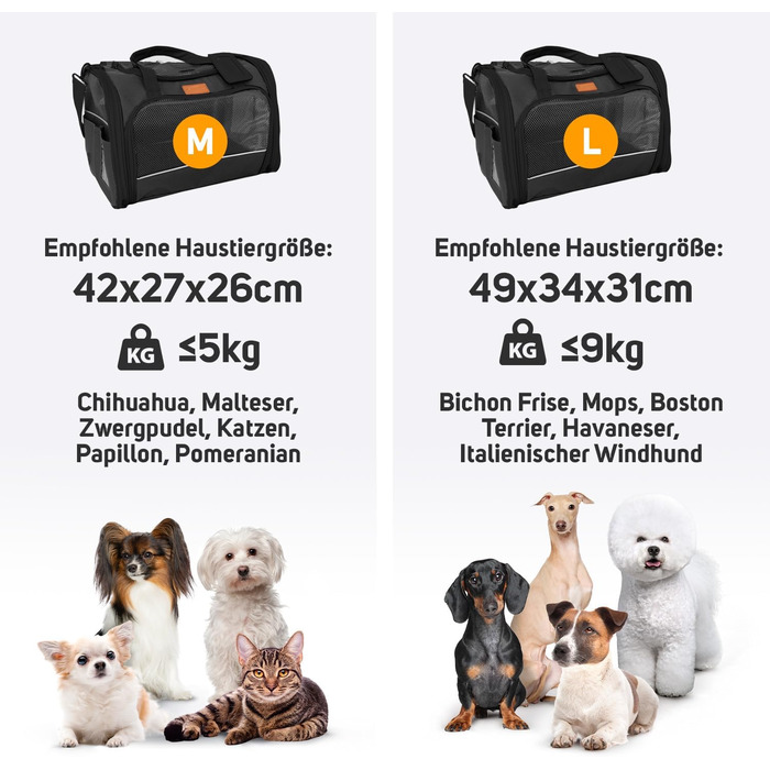 Транспортна переноска для кота/собаки: переноска для маленьких собак та котів (колір: коричневий, розмір: 51x36x33 см)