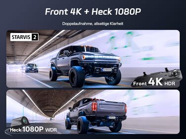 Автомобільний відеореєстратор-дзеркало Pelsee S12 Pro 12' 4K з передньою та задньою камерами, сенсором STARVIS 2, 5.8 GHz WiFi, GPS, ADAS, BSD та карткою пам'яті 64GB