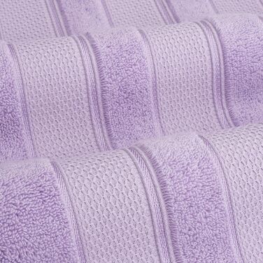 Набір рушників для рук American Soft Linen Premium, 100% турецька бавовна, люксова готельна якість, ліловий колір, 4 шт.