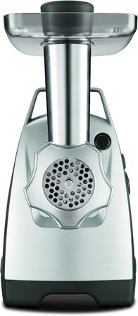 М'ясорубка Moulineux ME6868 потужністю 2200 Вт, чорний/срібний, з 4 насадками та системою реверсу