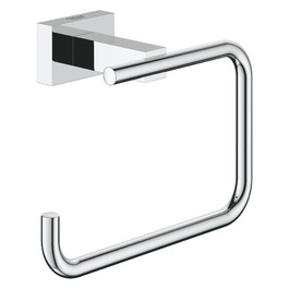 Тримач для туалетного паперу GROHE Essentials Cube металевий, приховане кріплення, квадратний, хром (40507001)
