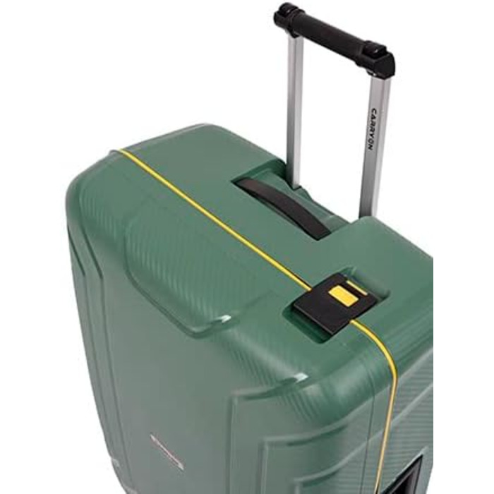 Чемодан CarryOn Steward Hartschalen, 65 см, зелений, середній, з TSA замком