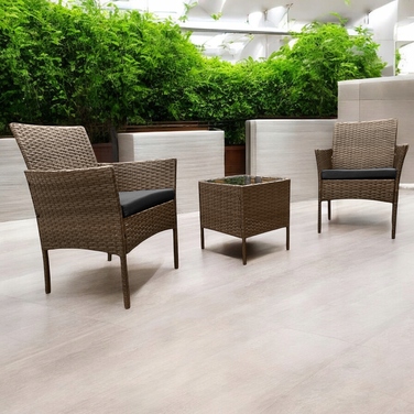 Комплект садових меблів із техноротанга MTG Trade Group, коричневий, 2 предмети