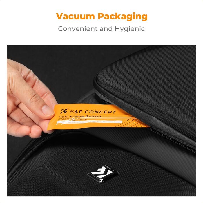 Набір для чищення об'єктивів K&F CONCEPT: для фотоапаратів, об'єктивів, фільтрів та смартфонів. З Lenspen, пензликом, продувкою та мікрофіброю.