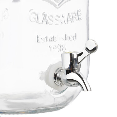 Set of 2 Relaxdays 4-Liter Drink Dispensers