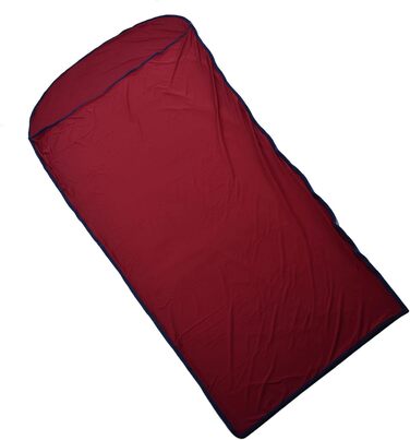 Qukai Elastic Sleeping Bag Liner Ultralight Sleeping Bag Liner Elastic Travel Sheet for Outdoor Camping Multifunctional Sleeping Bag Liner Burgundy