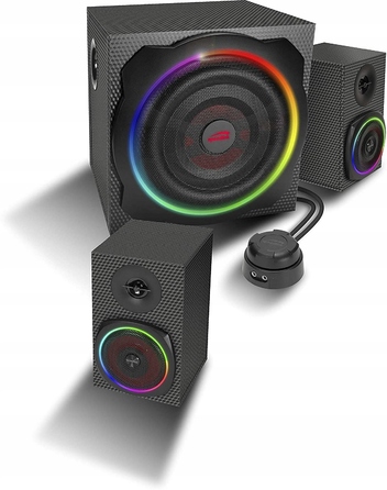 Акустична система 2.1 SpeedLink Gravity Carbon 60 Вт, чорна