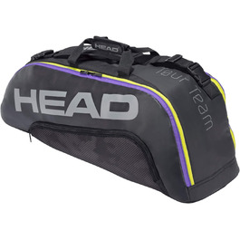 Спортивна сумка HEAD Tour Team 6r Combi для тенісу (6 ракеток, чорна)