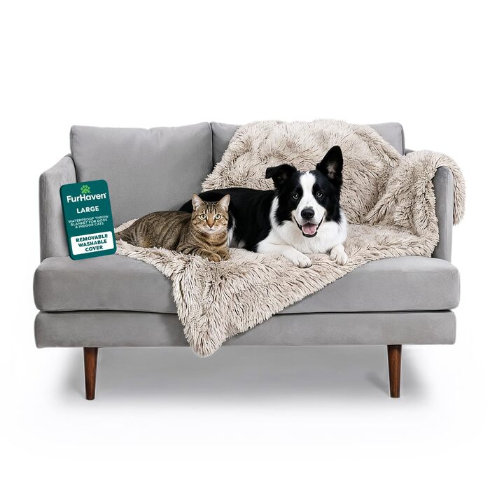 Кішечка Furhaven: Лежанка для котів, Polar Fleece, складана, миється - Small (127 x 89 x 1 см)